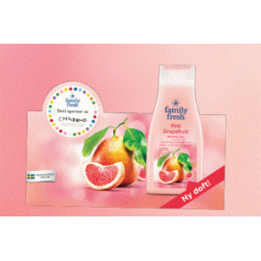 Family Fresh Pink Grapefruit Vikskylt 20st/ bunt 
