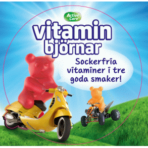 Active Care Vitaminbjrnar Vippa 10st/ bunt 