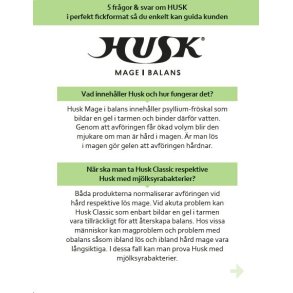 HUSK '' Q&A'' Kort 20st/ bunt