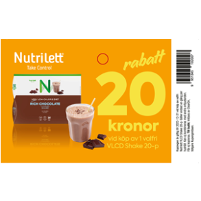 Nutrilett Shakes K-block 20:- 10st/ bunt