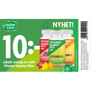 Active Care Vitamin Gummy K-block 10:- /10st/bunt