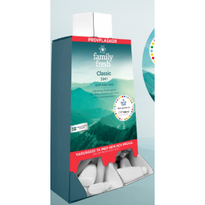 Family Fresh Classic 3-IN-1 Samplingsdisplay 60ml 3st displayer/kartong