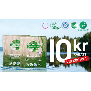 Grumme Maskindisk K-block 10:- 10st/ bunt