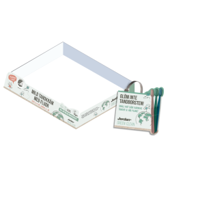 1 Hylltrg Green Clean Barntandkrm inkl 1 vippa-10 st/kartong 