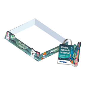 1 Hylltrg Barntandkrm inkl 1 vippa -10st/kartong